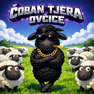 Čoban tjera ovčice