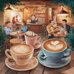 Morning Coffee in the Cafe