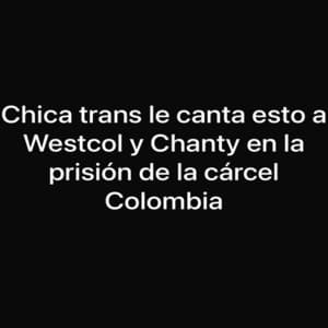 Song - Chica Trans Le Canta Esto a Westcol Y Chanty En La Prisión De La Cárcel Colombia