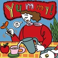 Relaxing chatting tea time