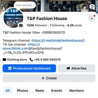 TikTok Account - tandpfashionhouse